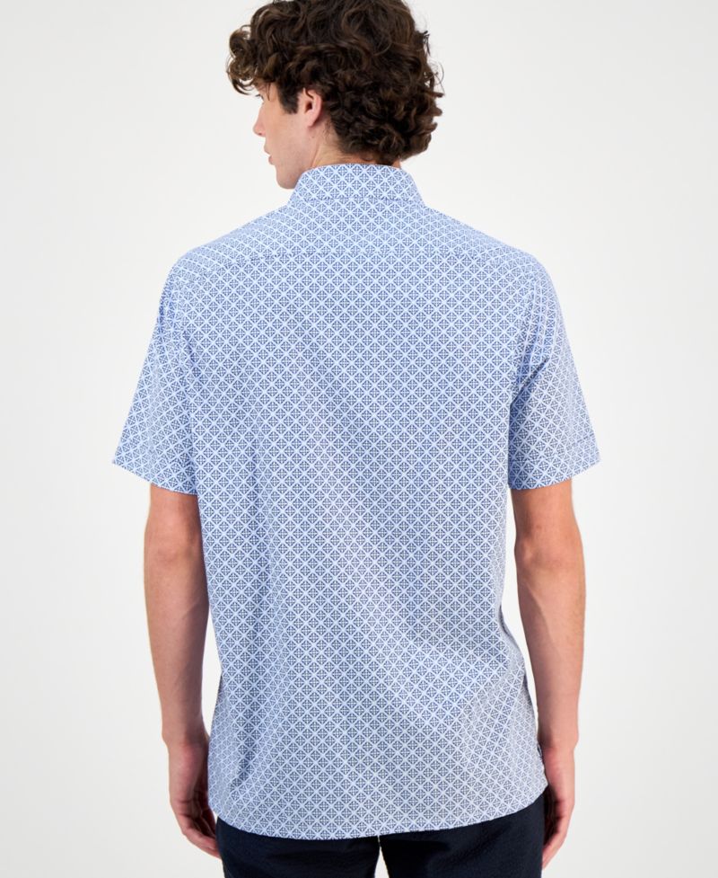 Men's Regular-Fit Medallion-Print Shirt