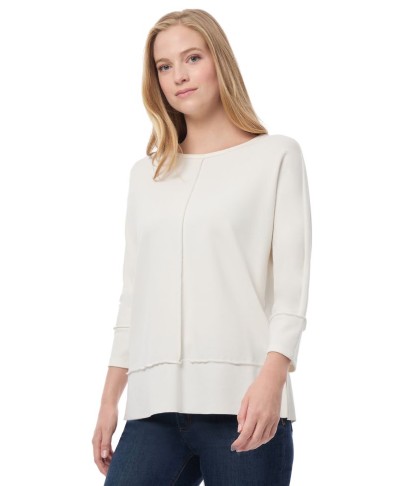 Women's Petite Serenity Knit 3/4 Sleeve Tunic Top