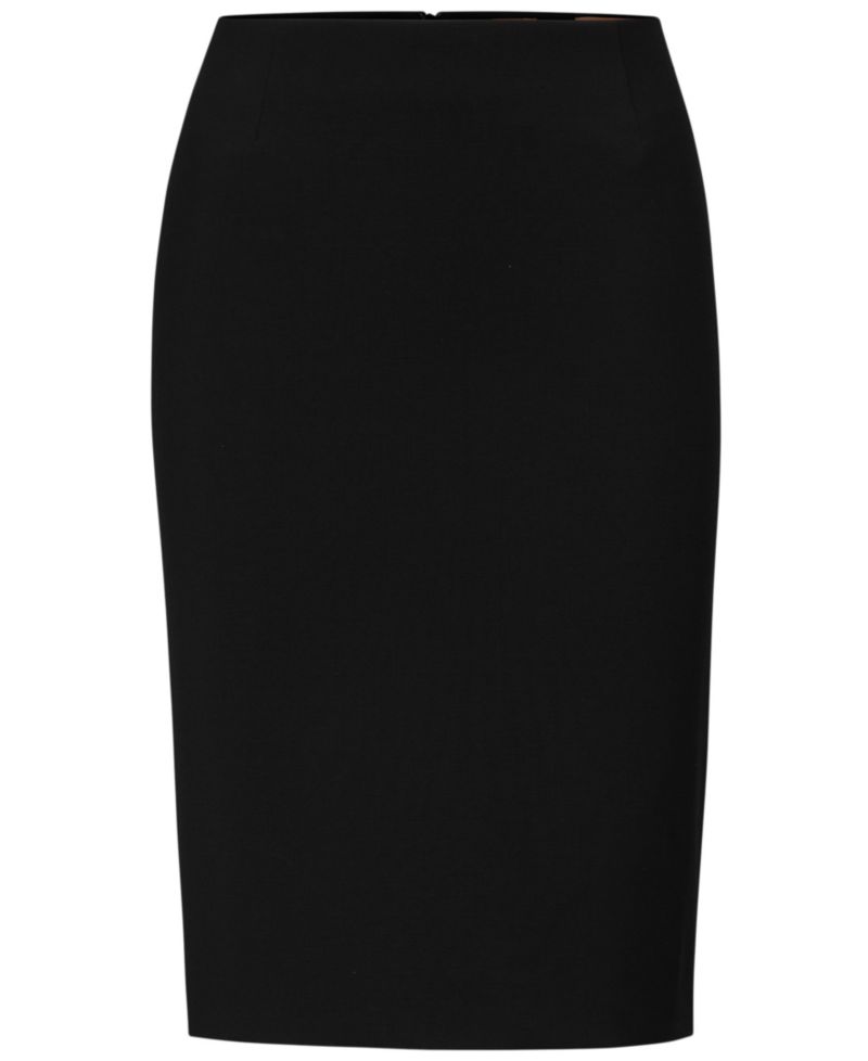 BOSS by Women's Wool Slim-Fit Pencil Skirt