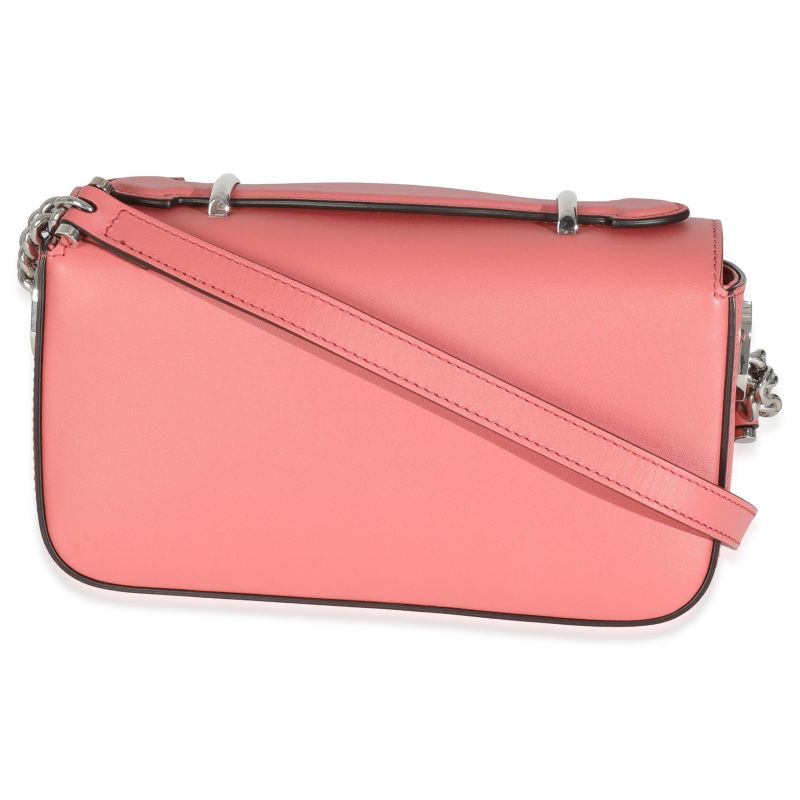 Pink Senna Calfskin Petite GG Top Handle Shoulder Bag
