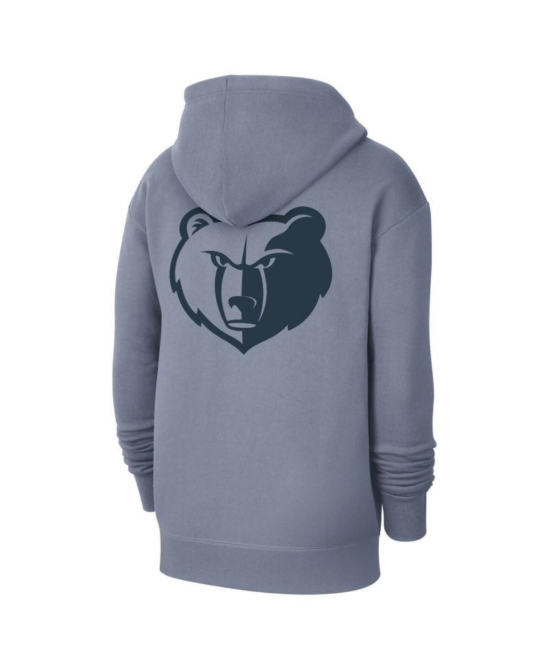 Men's Gray Memphis Grizzlies Courtside Statement Edition Pullover Hoodie