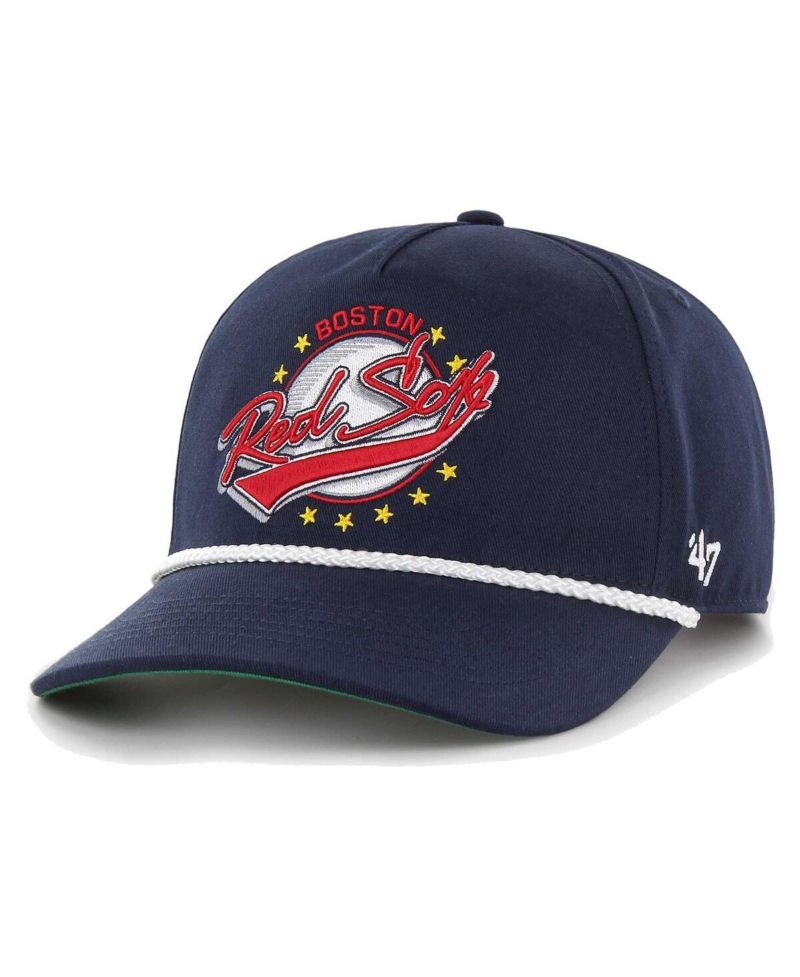 Men's Navy Boston Red Sox Pack Collection Premier Hitch Adjustable Hat