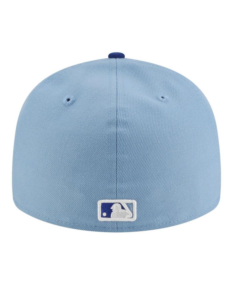 Men's White/Blue Kansas City Royals Authentic Collection On-Field Low Profile 59FIFTY Fitted Hat