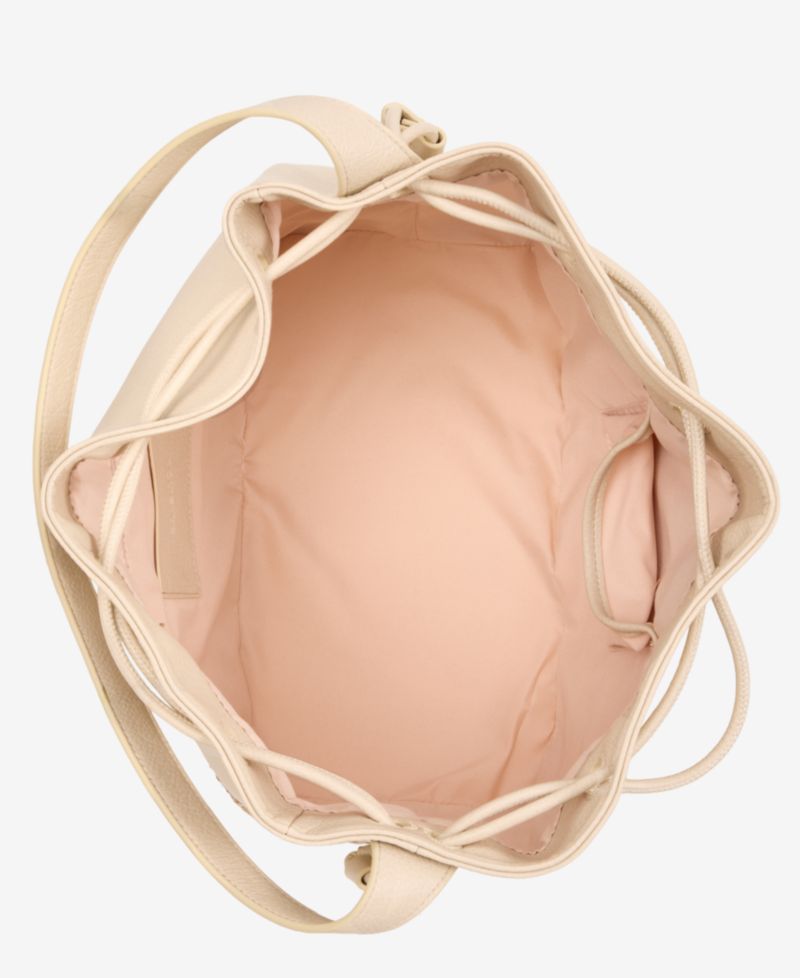 Large Bottom Detail Drawstring Bucket