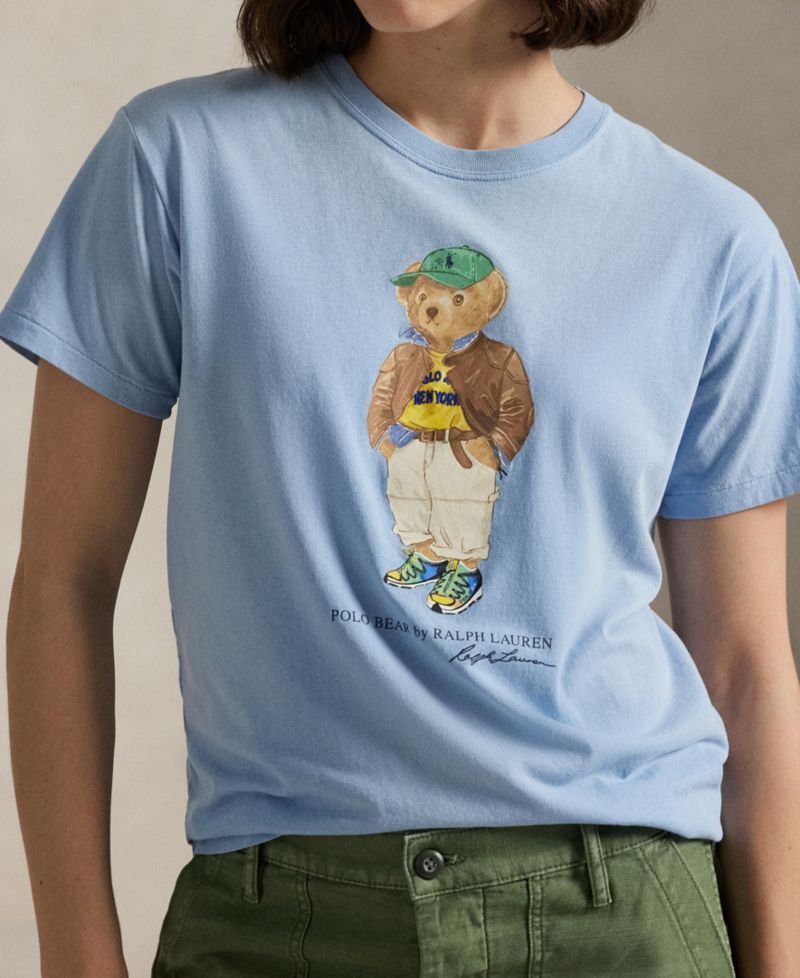 Women's Polo Bear Cotton Jersey Tee