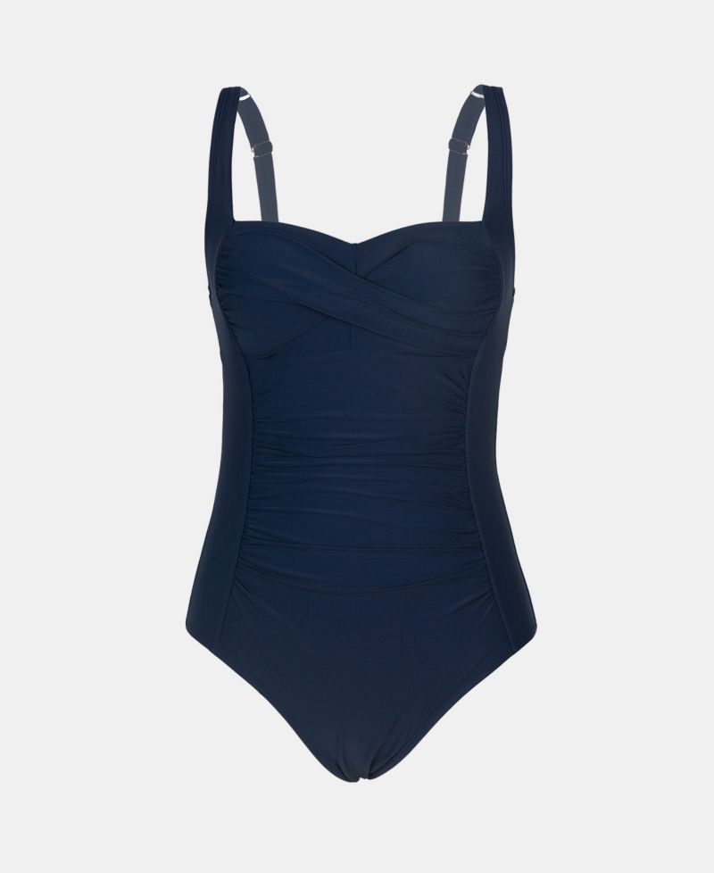 Women's Tummy Control Wrapped One Piece Swimsuit
