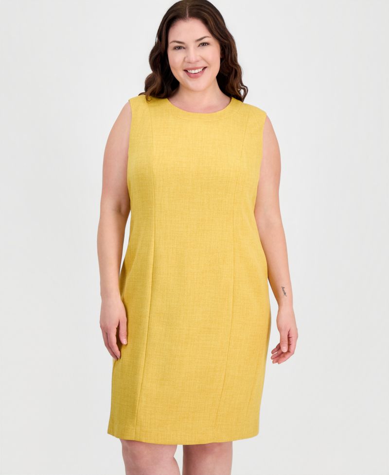 Plus Size Sleeveless Sheath Dress