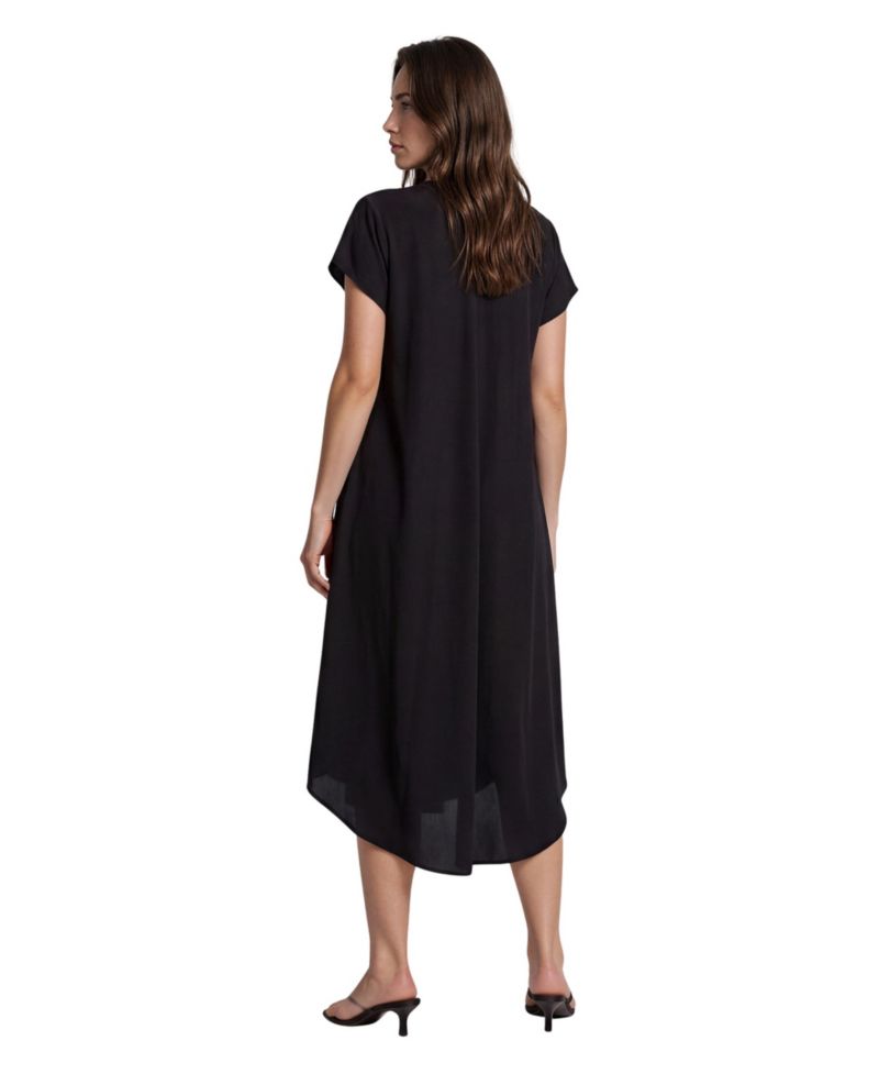 Women's Manebili V-Neck Draped Midi Dress