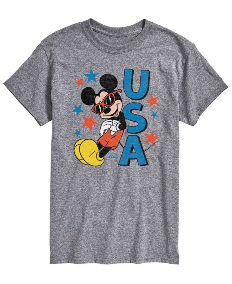 Men's Disney Mickey USA Short-Sleeve Graphic T-Shirt