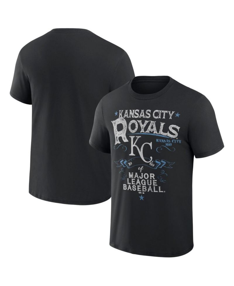 Men's Darius Rucker Collection by Black Kansas City Royals Beach Splatter T-shirt