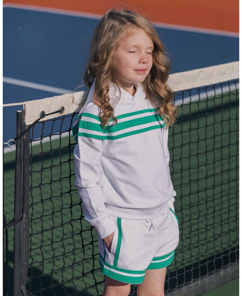 Girls Pull-On Organic French Terry Shorts