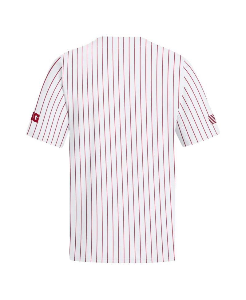 Men's White Indiana Hoosiers Home Replica Baseball Jersey