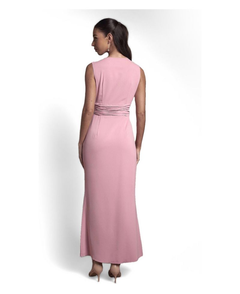 Women's V-Neck Wrap Maxi Dress