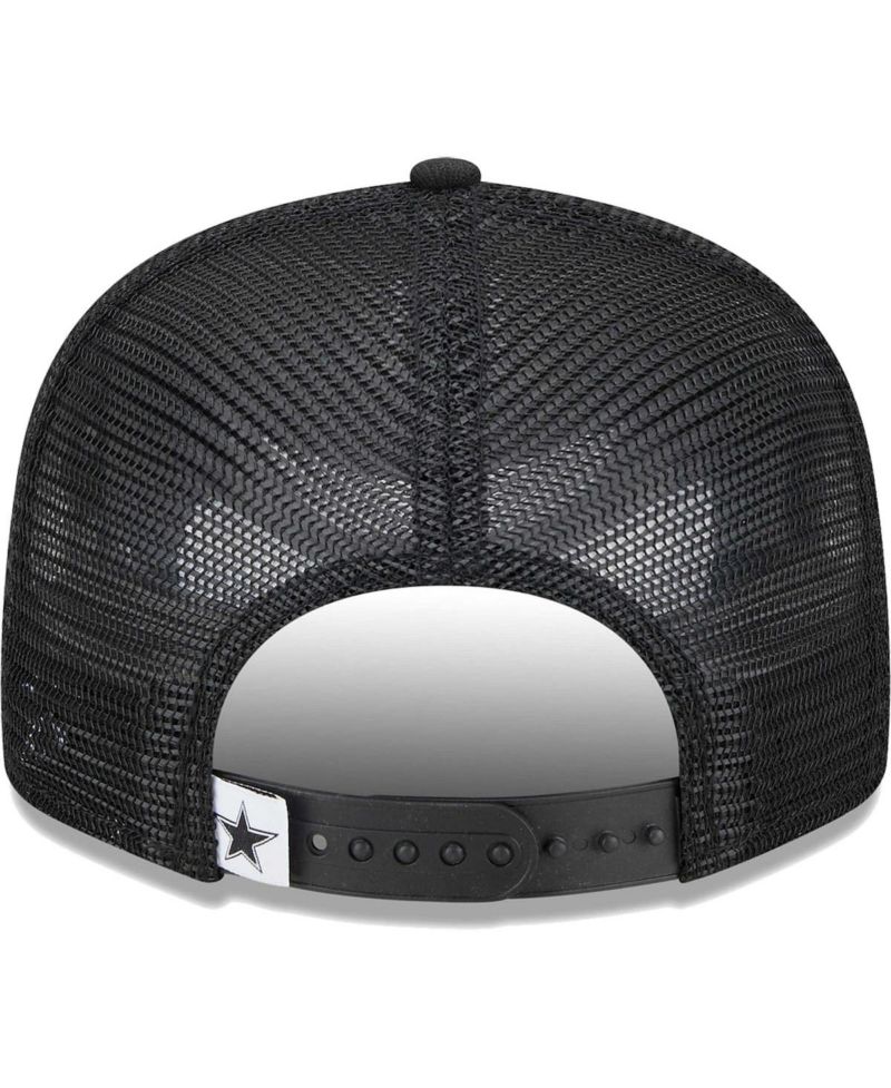 Men's Black Dallas Cowboys Main Trucker 9FIFTY Snapback Hat