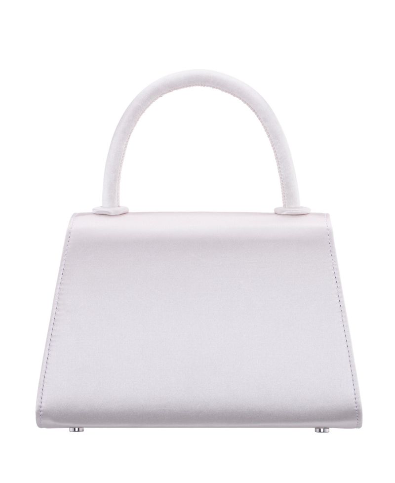 Crystal Double Bow Handheld Satchel Bag