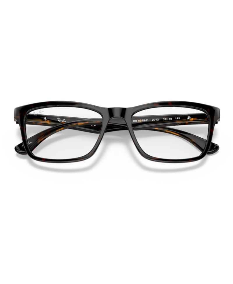 Unisex Square Plastic RB5279F RB5279 Optics Eyeglasses
