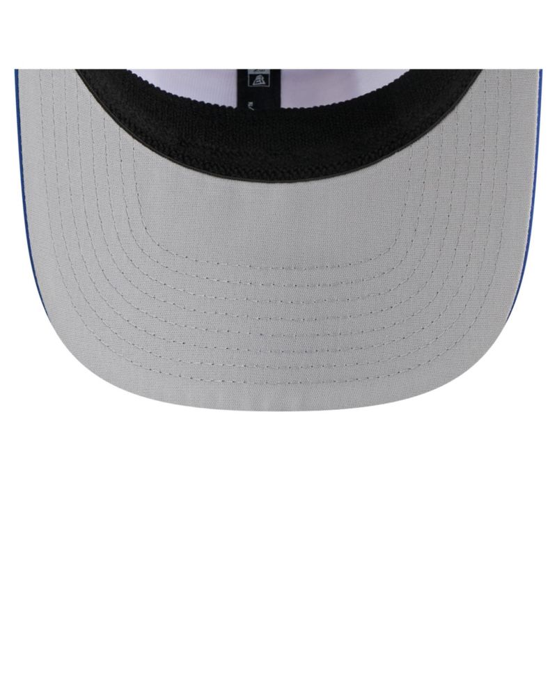Men's White/Royal New York Mets Established Patch 9SEVENTY Adjustable Hat
