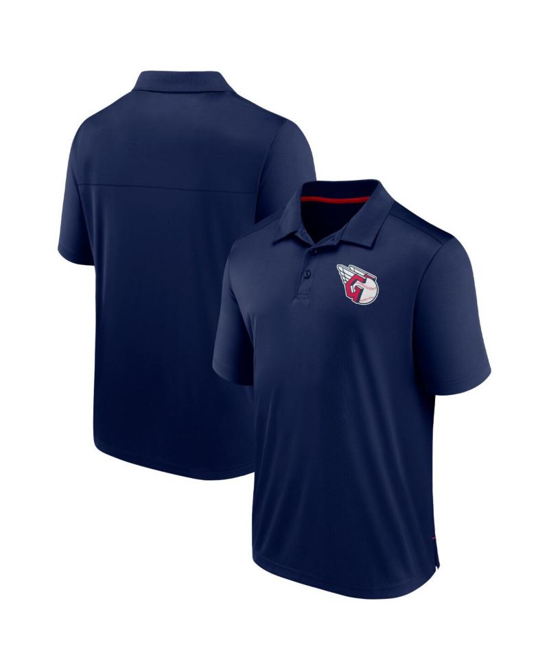 Men's Navy Cleveland Guardians Hands Down Polo Shirt