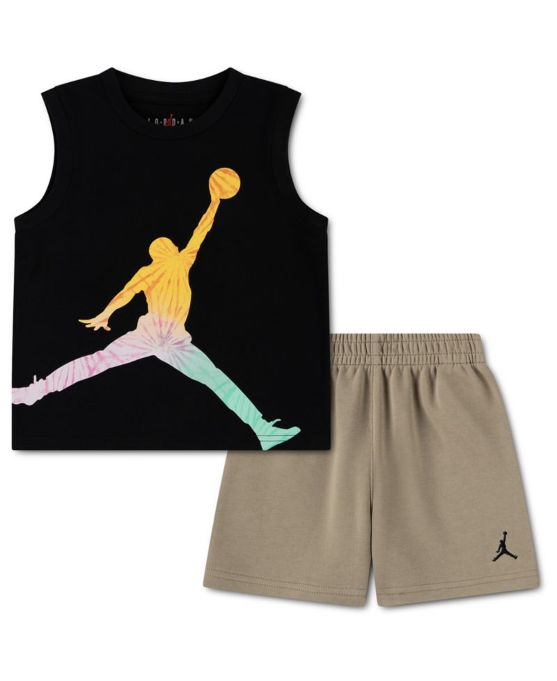 Boys' 2T-7 Crewneck Tank Top and Shorts, 2-Piece Set