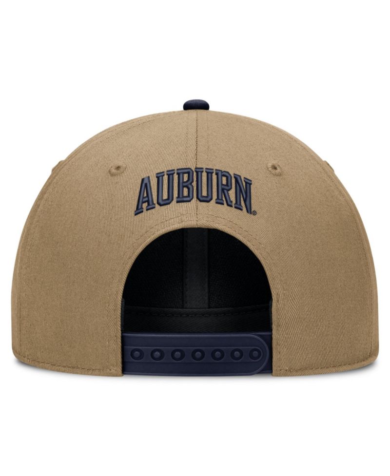 Men's and Women's Beige/Navy Auburn Tigers Primetime Rise Dri-FIT Adjustable Hat