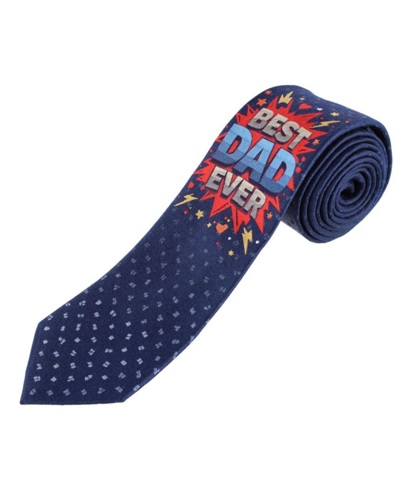 Men's Best Duo Ever Daddy and Me Novelty Silk Neckties