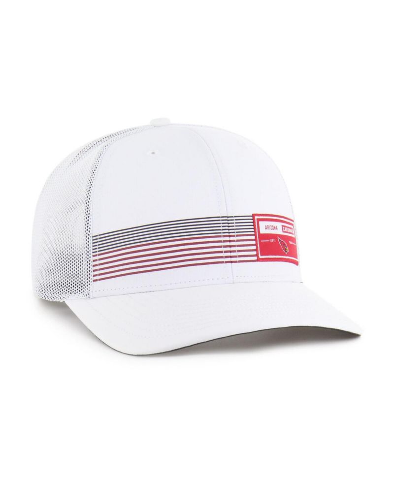 Men's White Arizona Cardinals Rangefinder Trucker Adjustable Hat