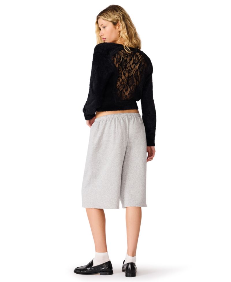 Women's Rachel Cropped Long-Sleeve Lace Cardigan
