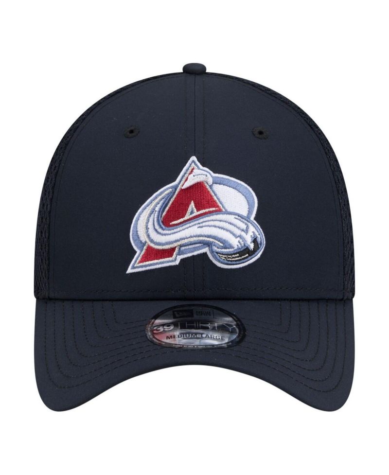 Men's Navy Colorado Avalanche Logo 39THIRTY Flex Hat