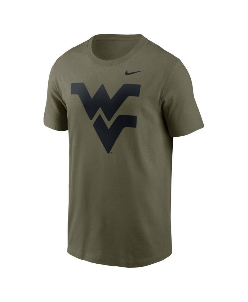 Men's Olive West Virginia Mountaineers Primetime Logo Performance T-Shirt
