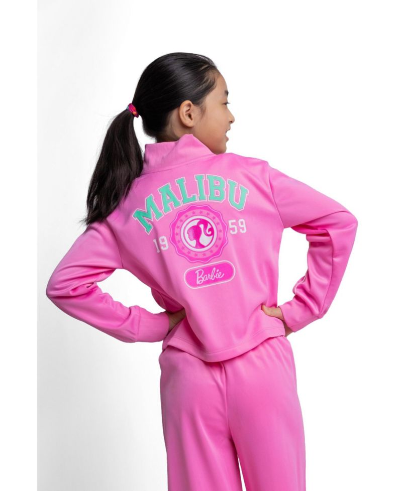 Girl's (5-16) Athletic 2-Piece Jacket and Pants Tracksuit Set