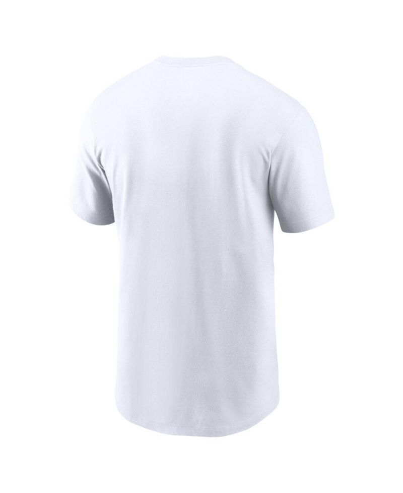 Men's White LSU Tigers Baseball Logo T-Shirt