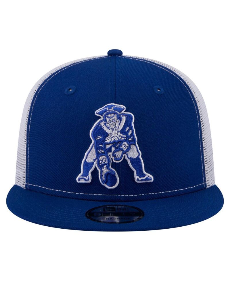 Men's Royal New England Patriots Core Team 9FIFTY Trucker Snapback Hat