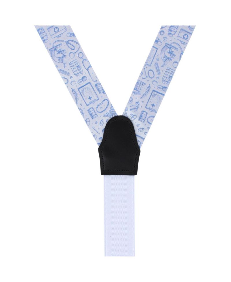 Medical Alert Silk Novelty Suspenders
