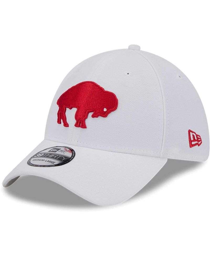 Men's White Buffalo Bills Throwback 39Thirty Flex Hat