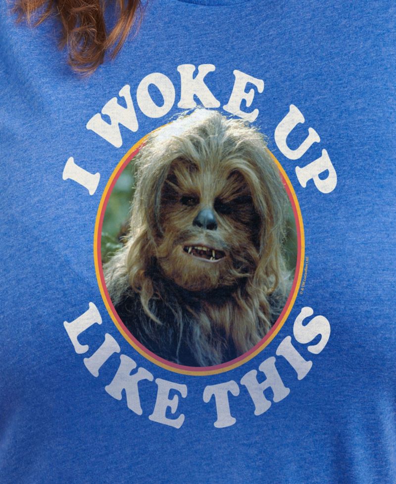 Plus Size Trendy Star Wars I Woke Up Classics Graphic Crewneck T-Shirt
