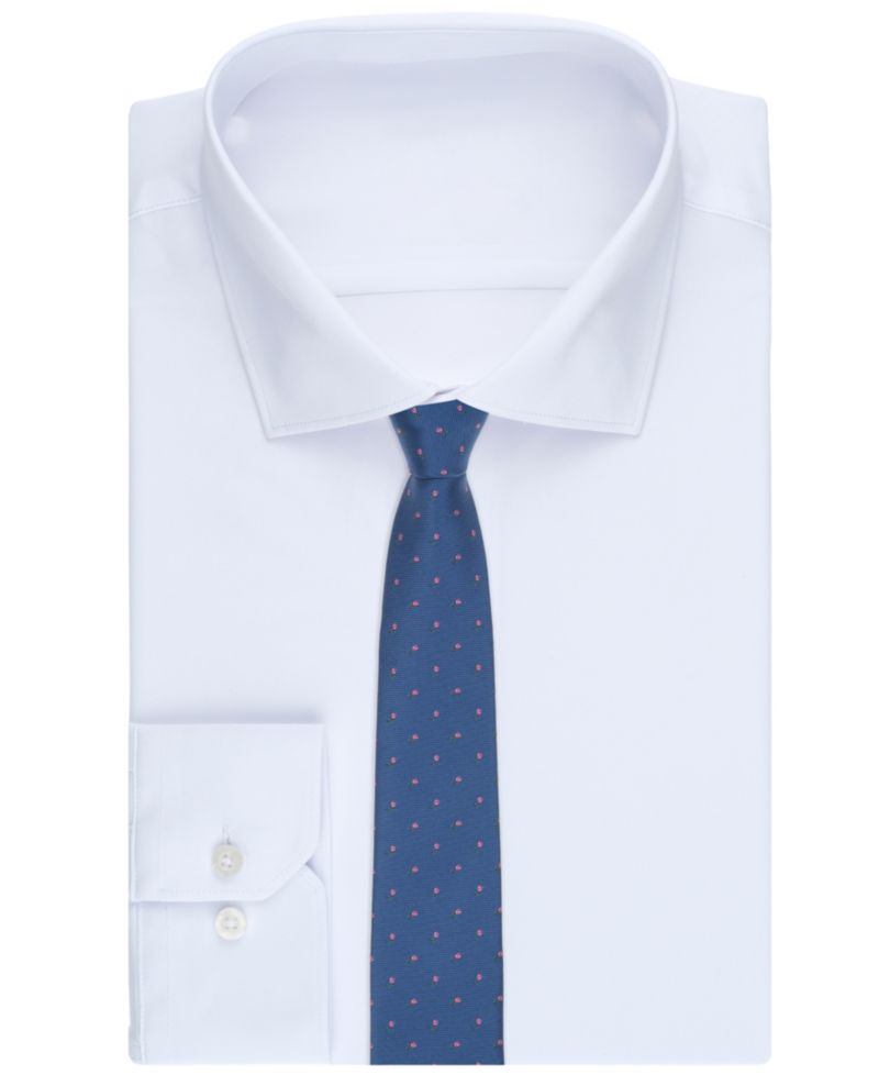 Men's Rose Charm Printed Tie