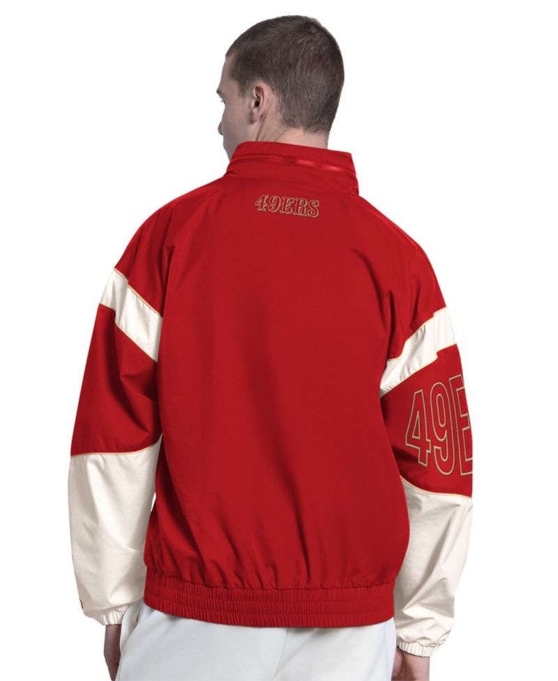 Men's Scarlet San Francisco 49ers The Gust Full-Zip Hoodie