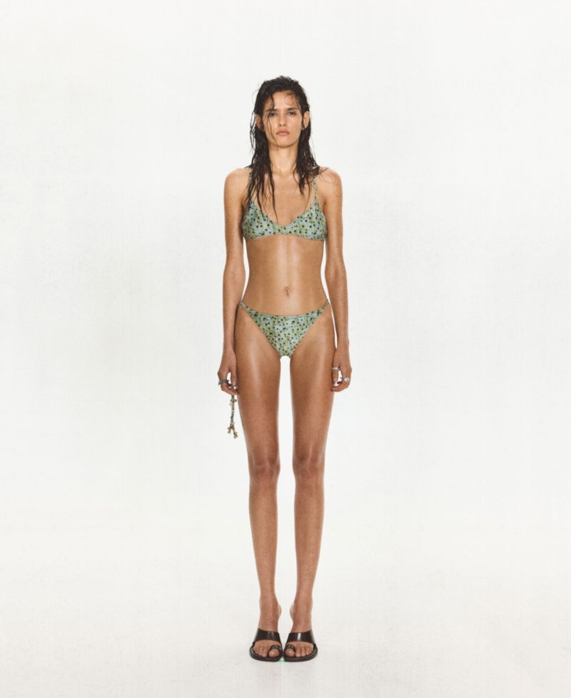 Women's Beaded Brazilian Side-Tie Bikini Briefs