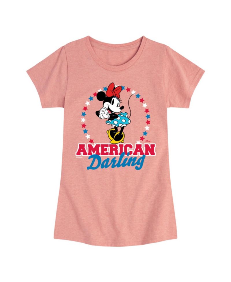 Big Girls Disney Minnie American Darling Graphic T-Shirt