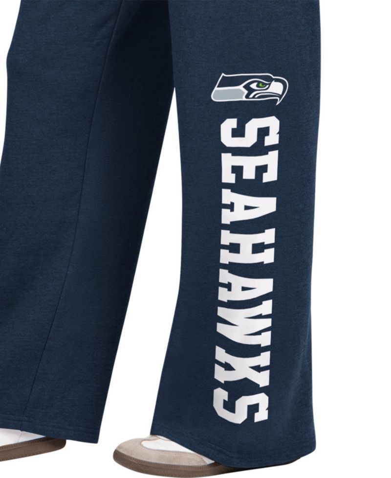 Women's Seattle Seahawks Field Wide-Leg Cotton-Blend Sweatpants