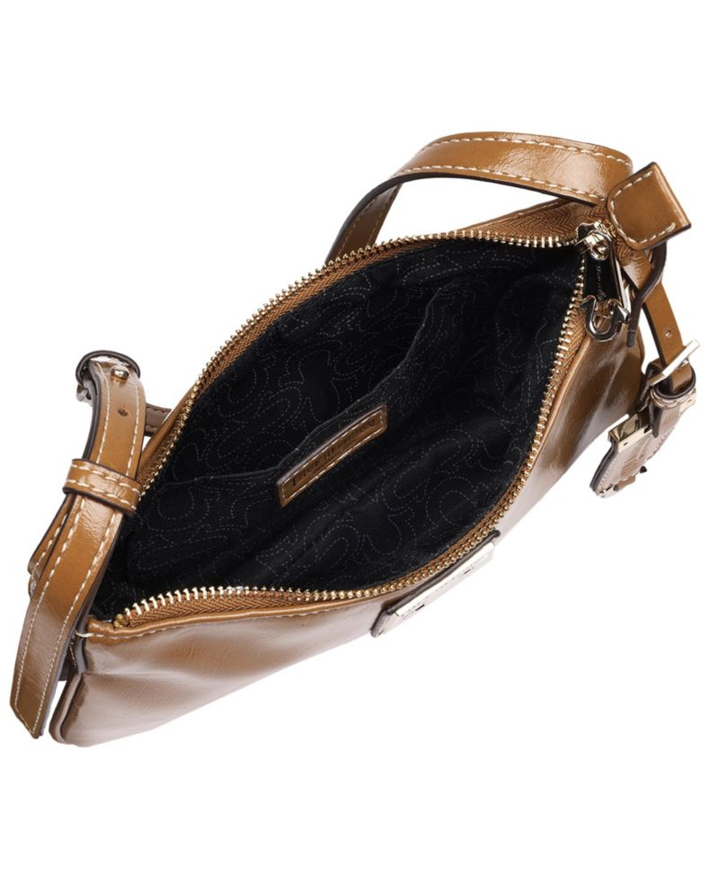 Crinkle Finish Shoulder Bag