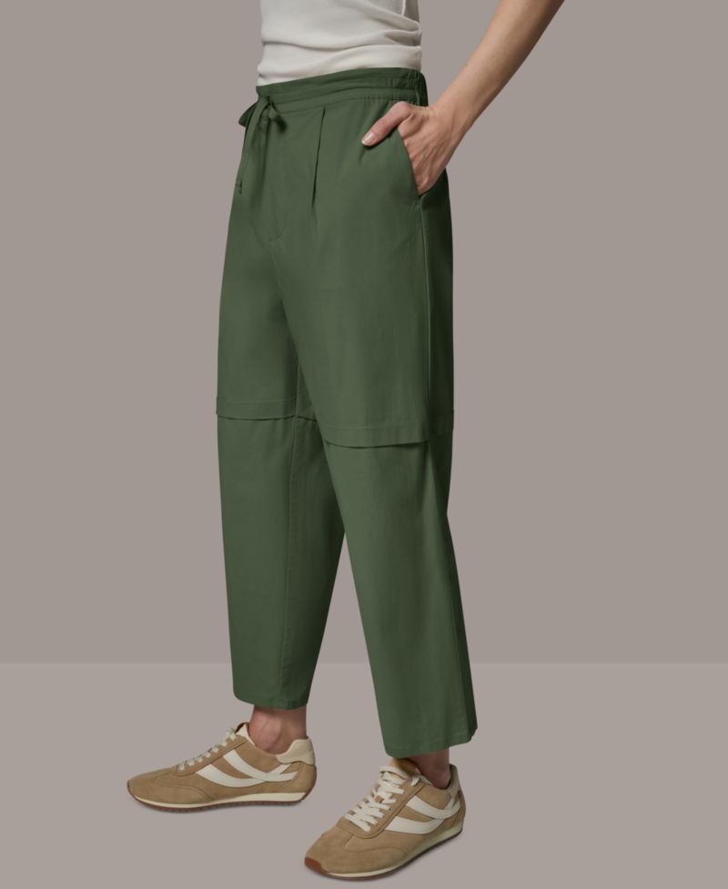 Women's High-Rise Paper Poplin Pants