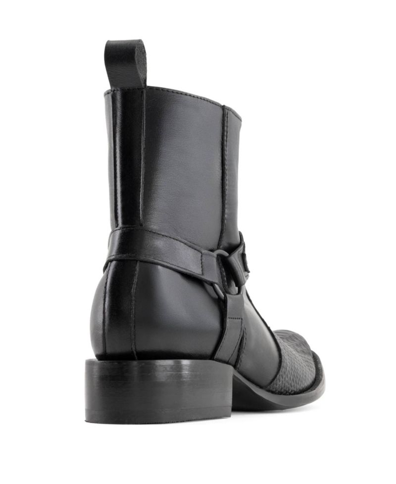 Men's Boots Croco embossed Leather