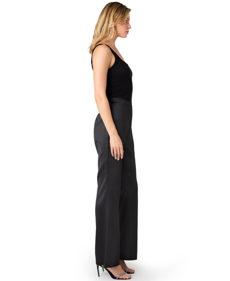 Women's Maelys Satin Wide-Leg Stretch
