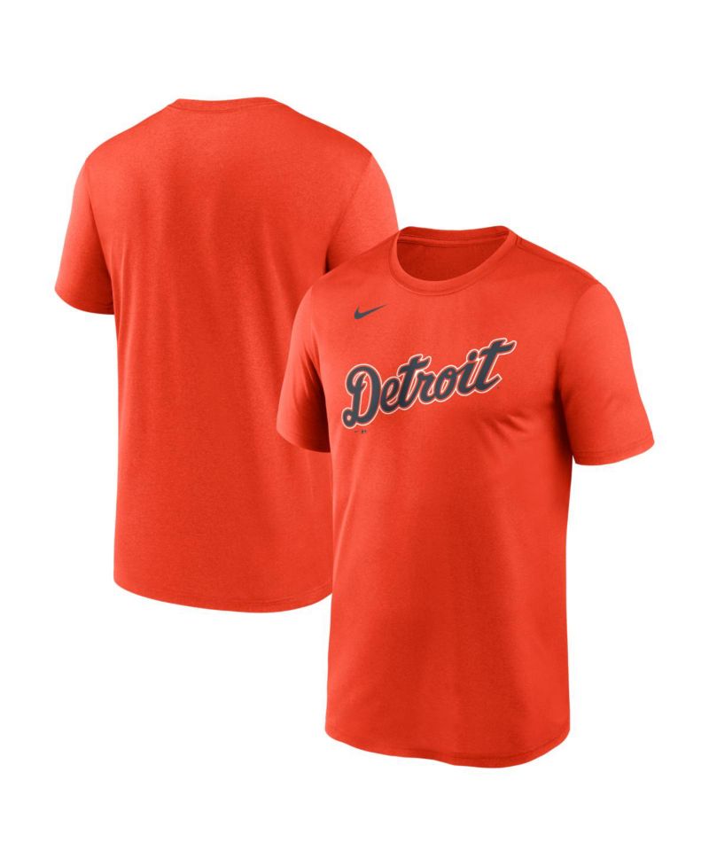Men's Orange Detroit Tigers New Legend Wordmark Dri-FIT T-Shirt
