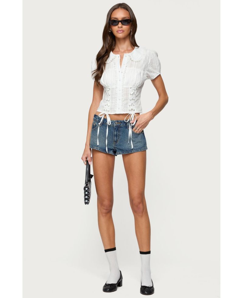 Women's Valera Cotton Tailored Button Up Shirt