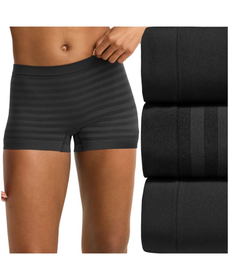 Seamfree 3-Pack Full Coverage Boy Shorts