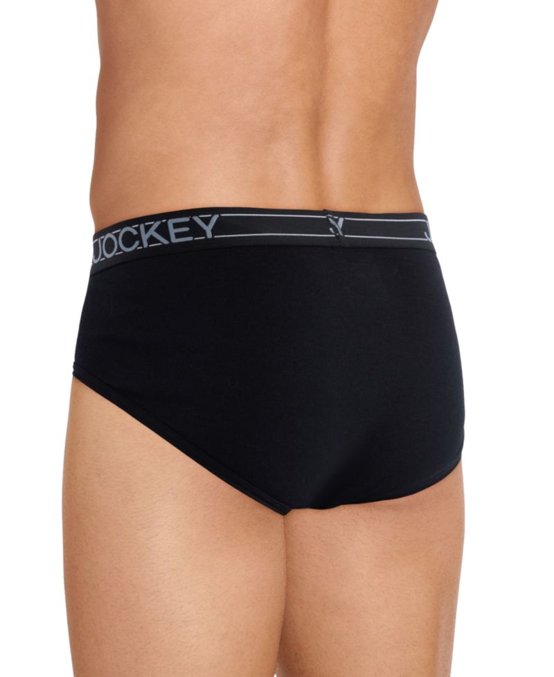 Men's 5-pk. Lightweight Cotton-Blend Logo Briefs