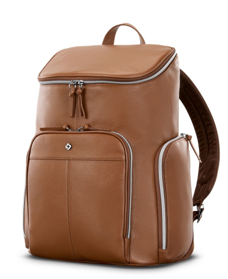 Mobile Solution 2 Leather Deluxe Backpack