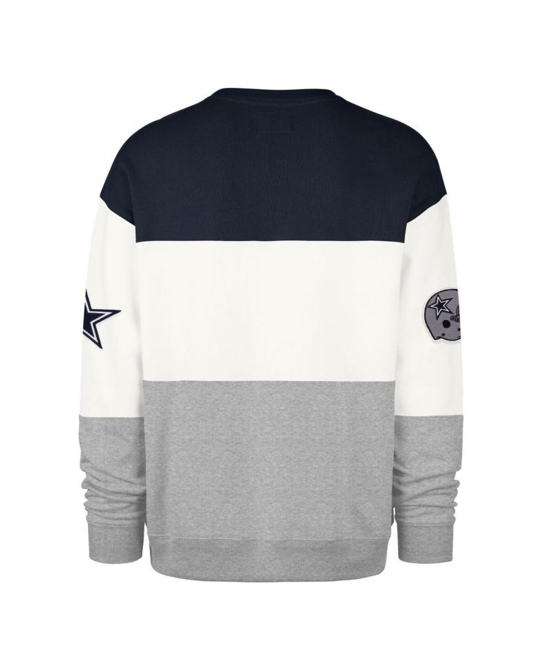 Men's Navy/Gray Dallas Cowboys Breeze Maximalist Sweatshirt
